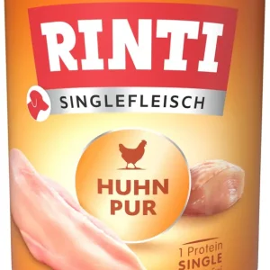 Sparpaket 24 x 800 g Rinti Singlefleisch Huhn pur Hunde Nassfutter Expressversand